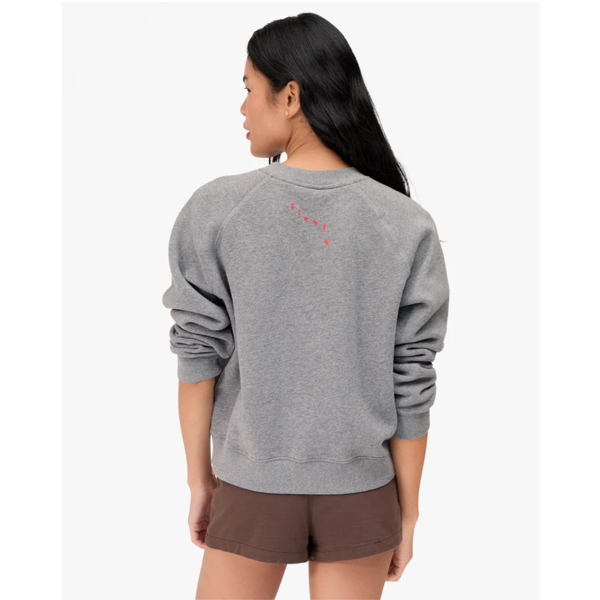 Le Court Sweatshirt - Grey Melange W/CV Anchor