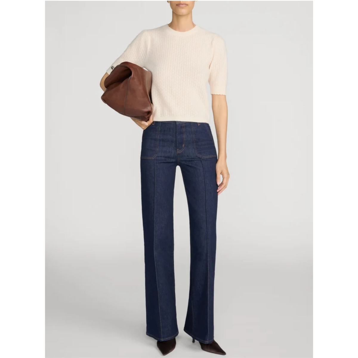 Le Slim Palazzo Pintuck Pocket - Rinse