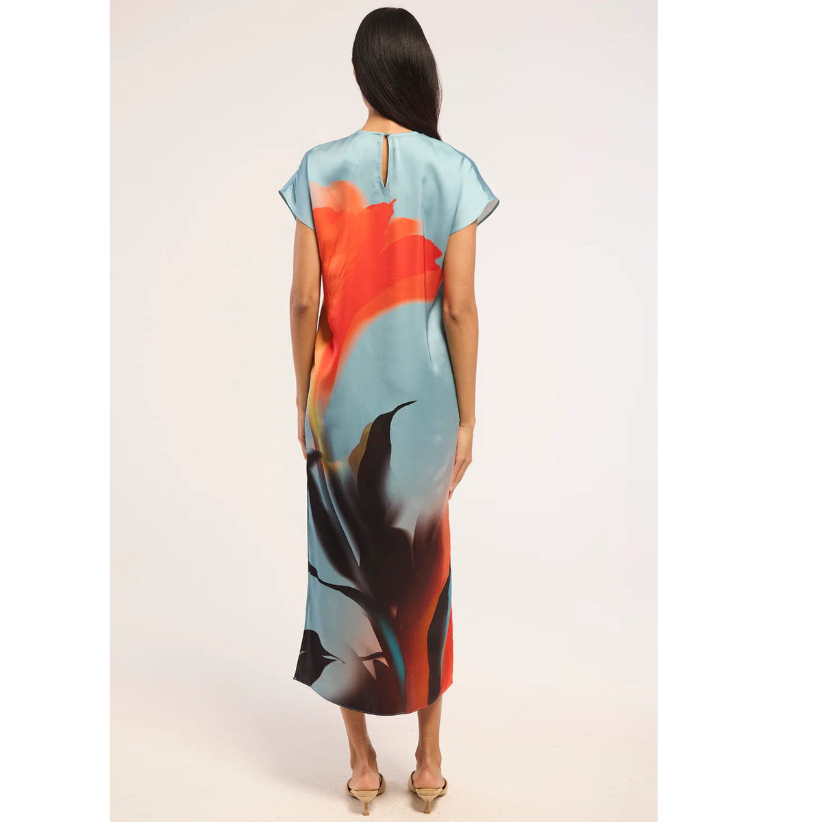 Lenna Dress - Fire Petal