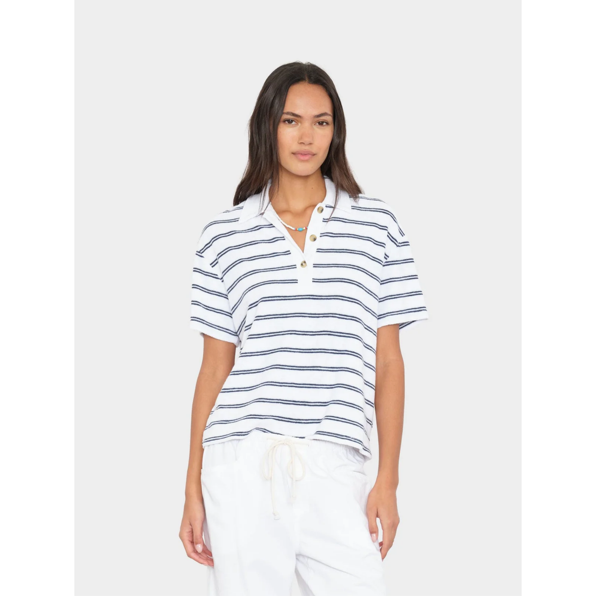 Liam Terry Sweatshirt - Cloud White