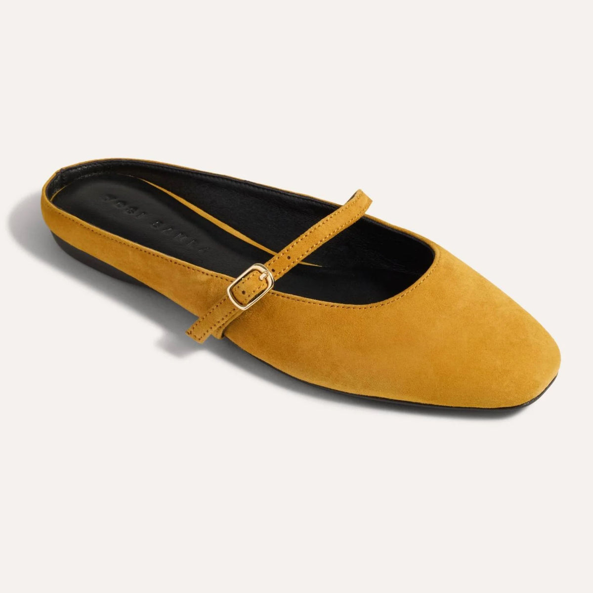 Lily Flat - Ochre Suede
