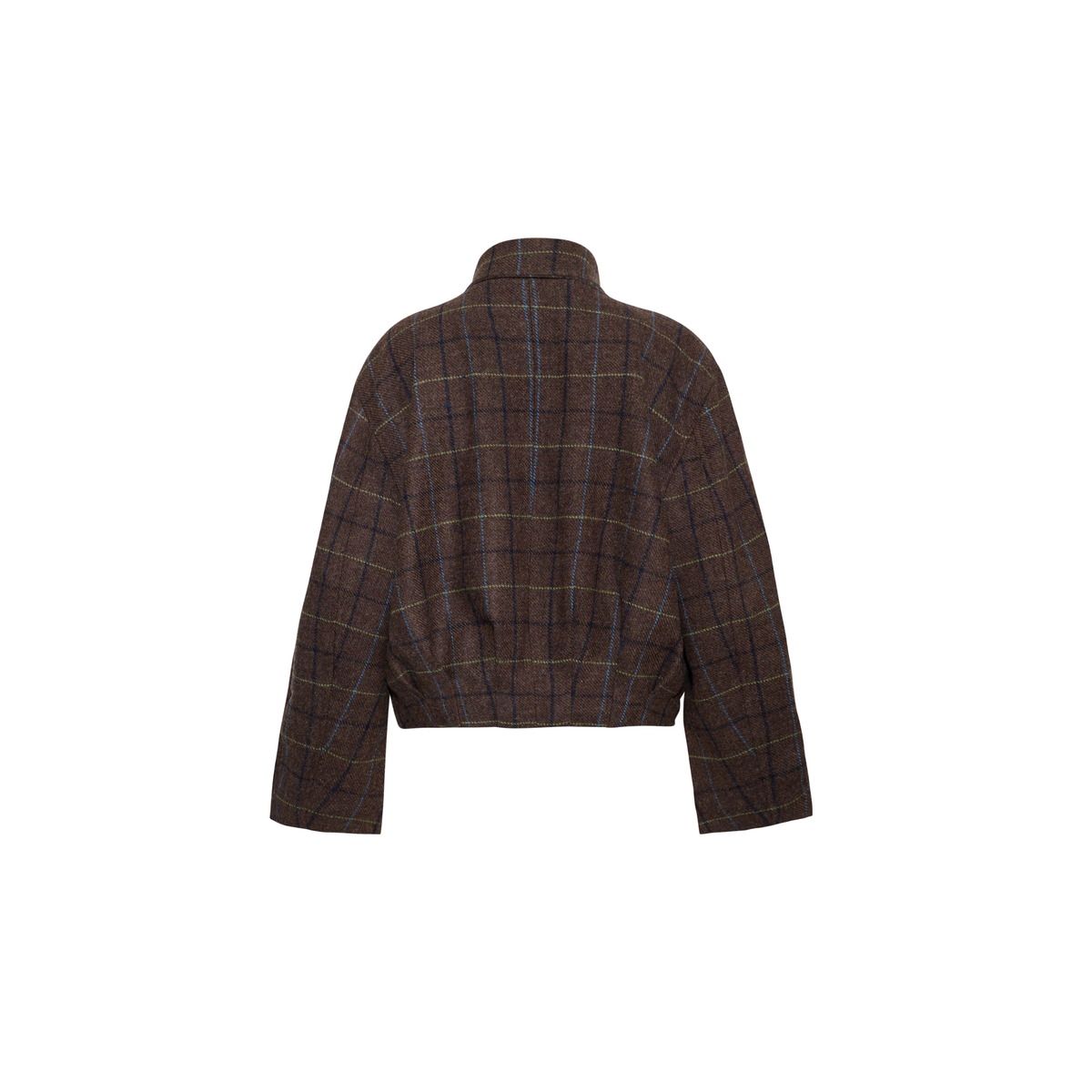 Loana Jacket - Oswald Plaid Army Green