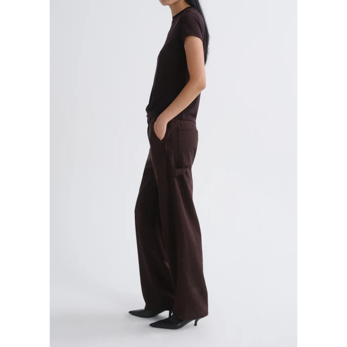 Long Line Adine Tee - Ristretto