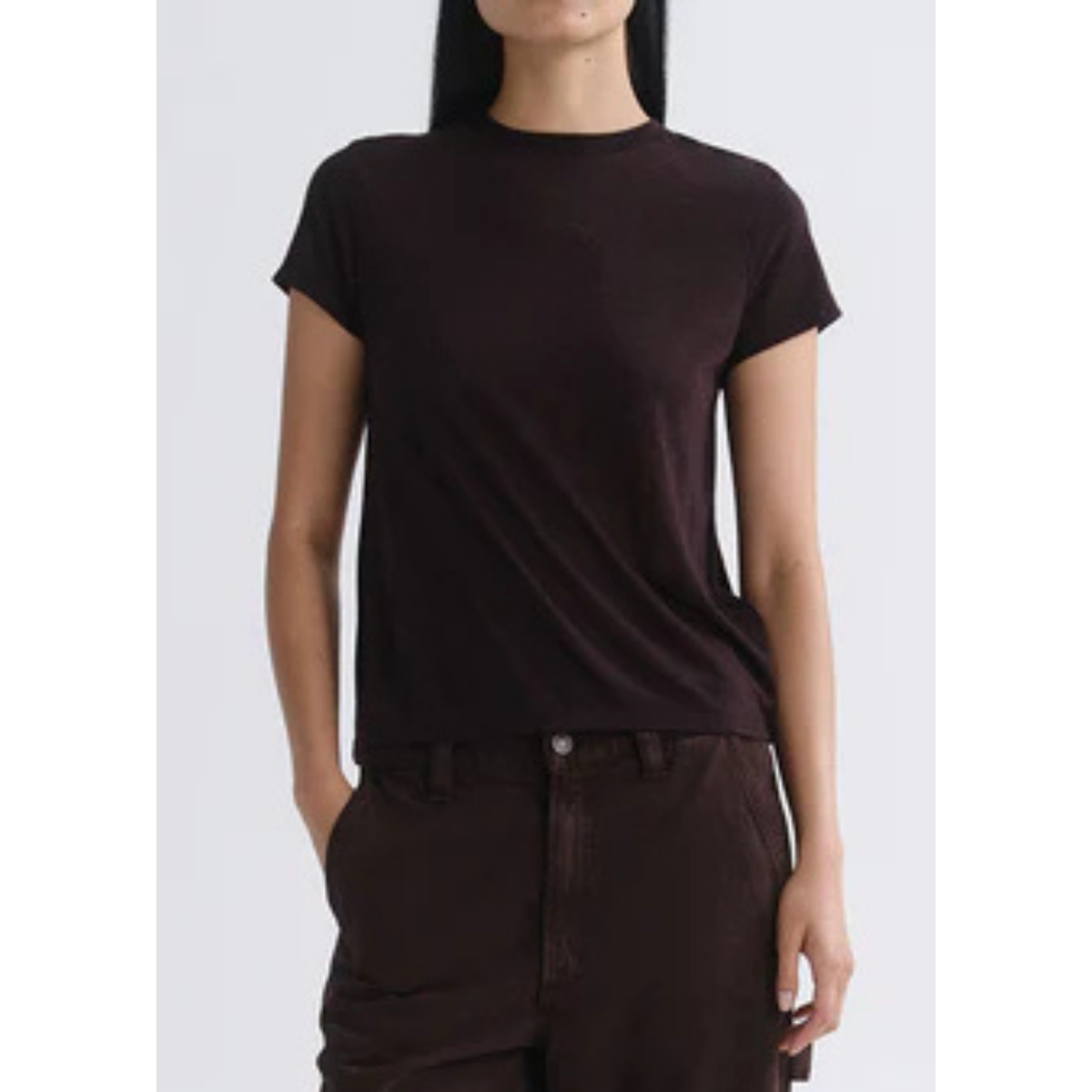 Long Line Adine Tee - Ristretto