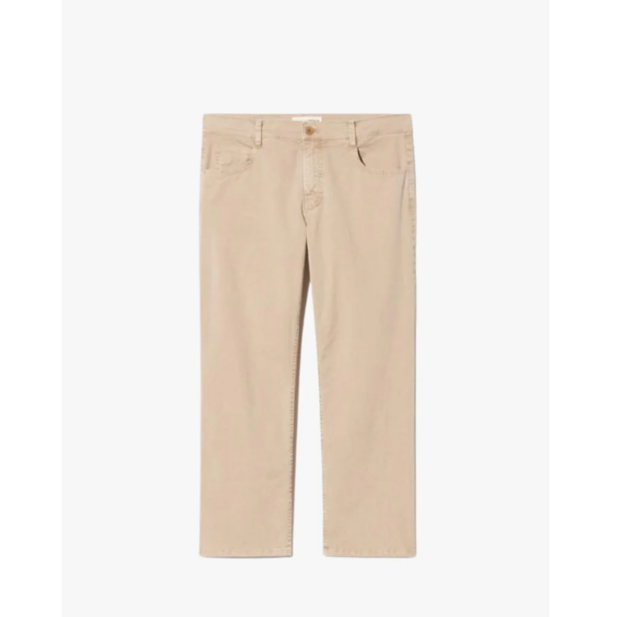 Beige pants on a white background
