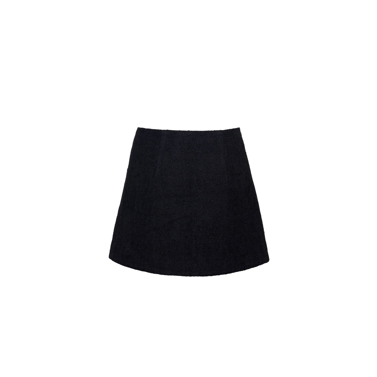 Luca Mini Skirt - Cloud Tweed Black