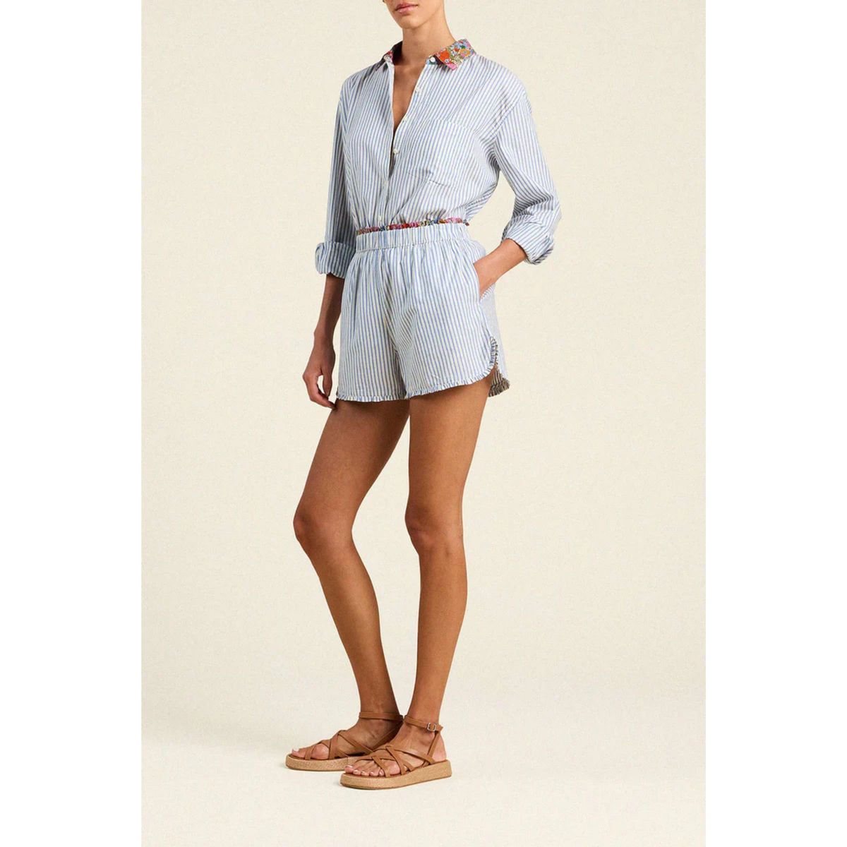 Lucille Short - Seaside Stripe