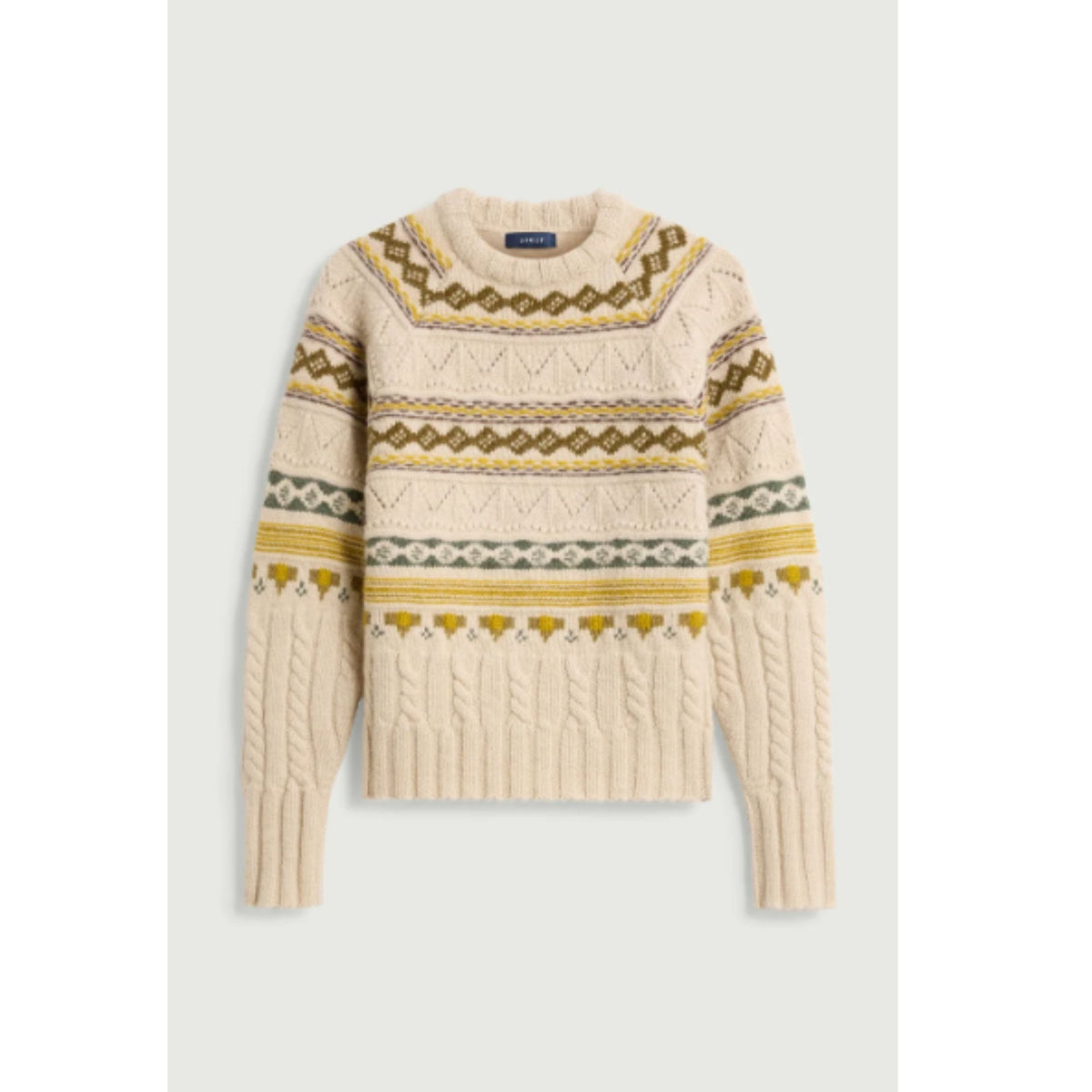 Luis Pullover - Multico Beige