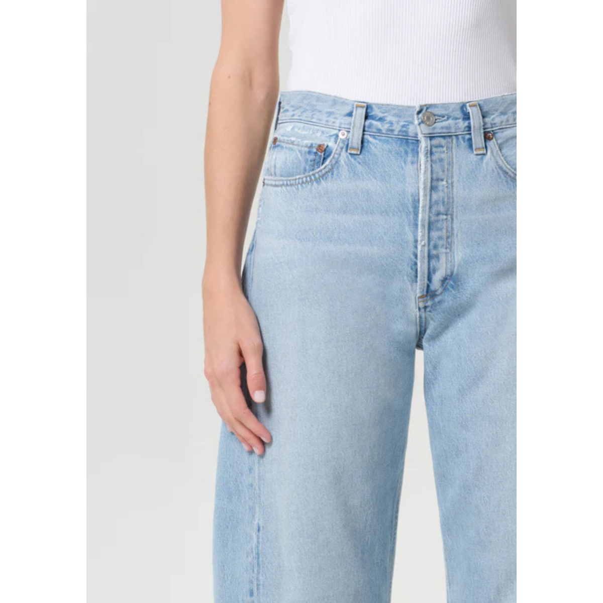 Luna High Rise Pieced Jean - Addition