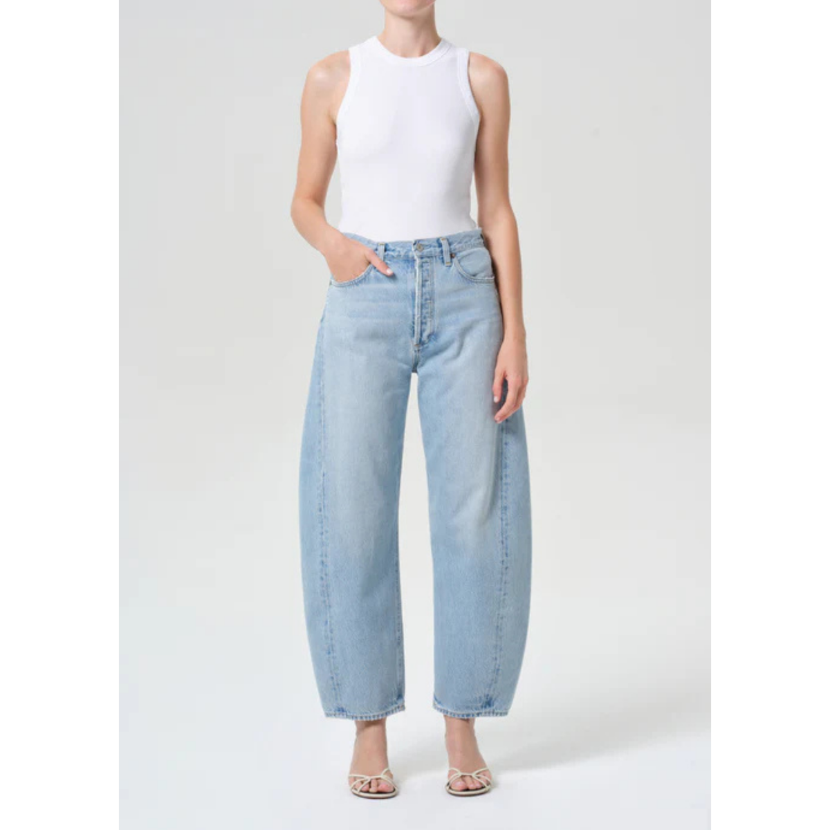 Luna High Rise Pieced Jean - Addition