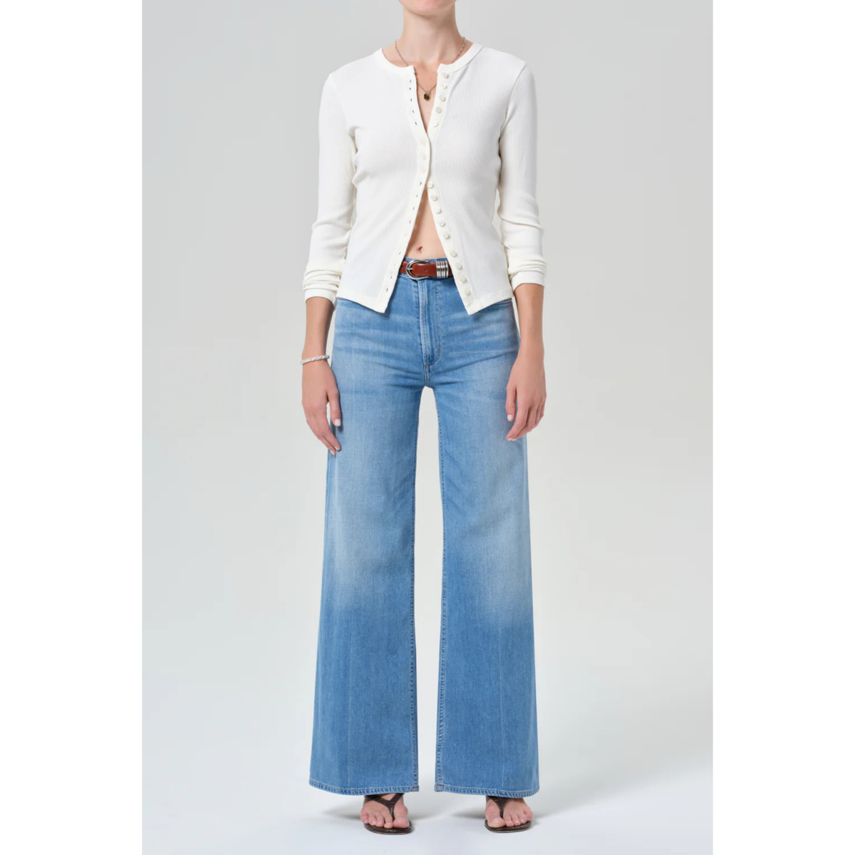 Lyra Long Wide Leg - Canopy