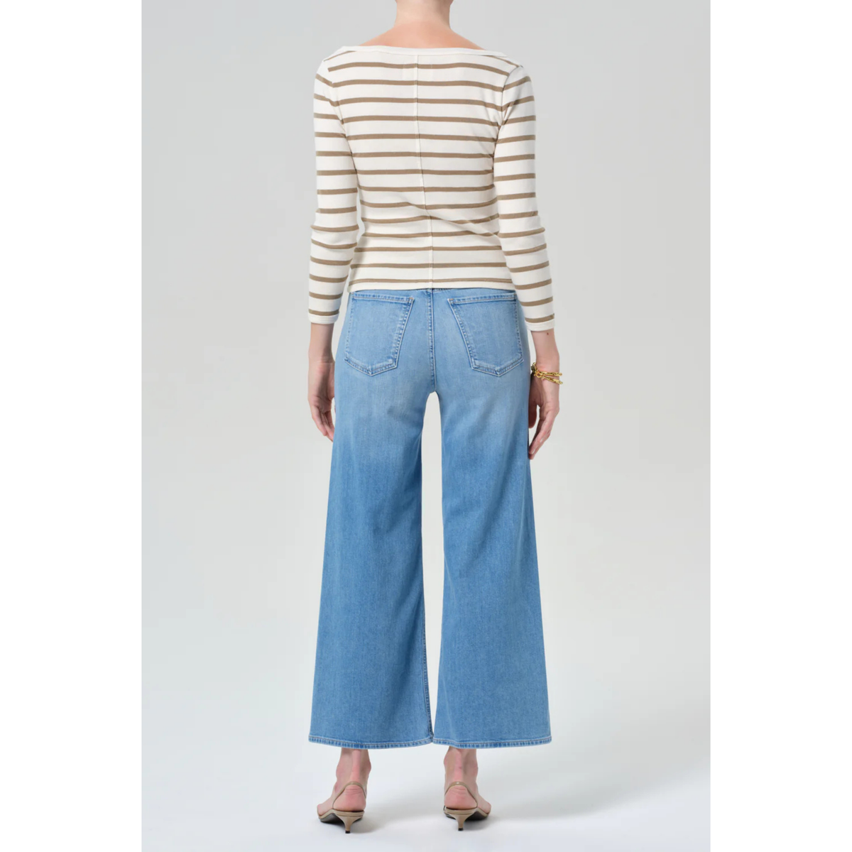 Lyra Wide Leg Crop Clean Hem - Andante