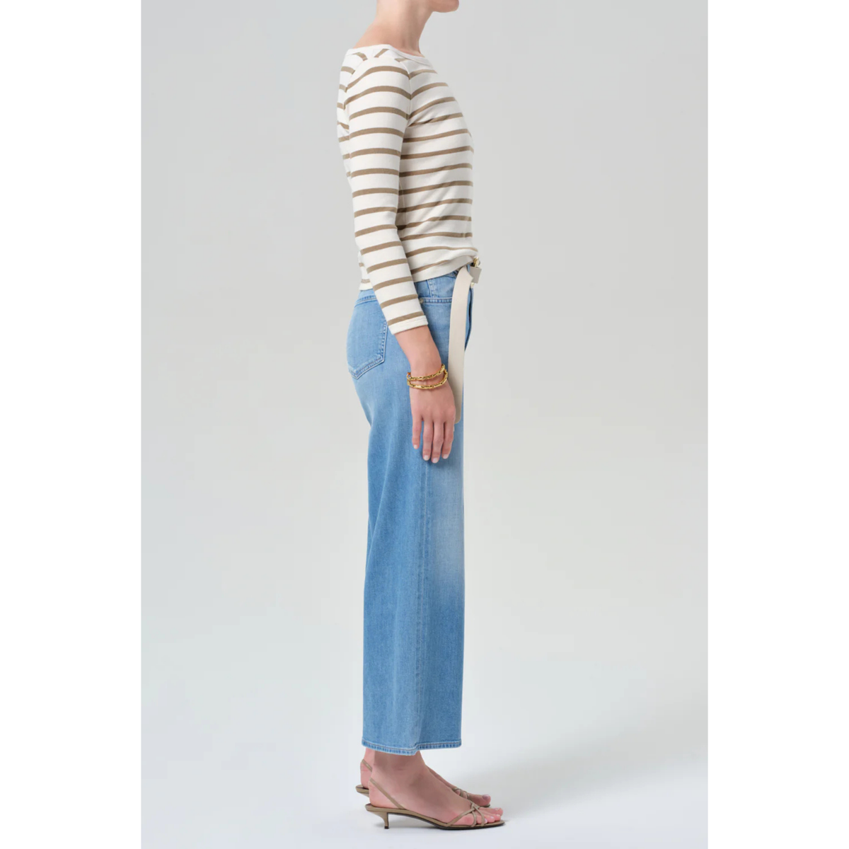 Lyra Wide Leg Crop Clean Hem - Andante