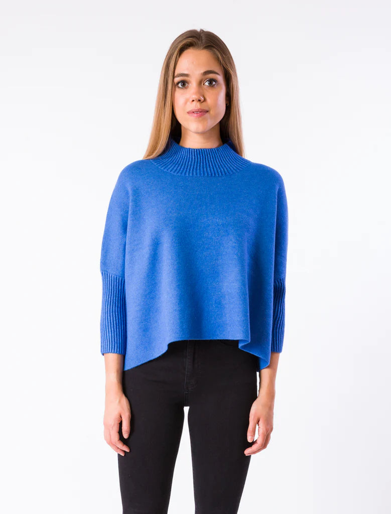aja sweater in persian blue