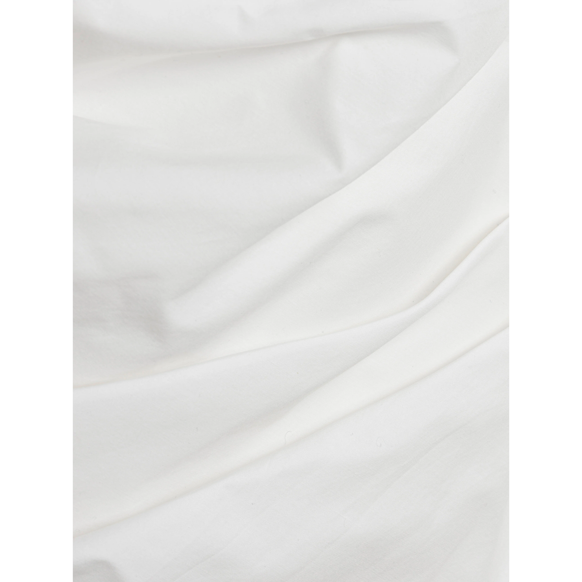 Maisel Draped Cotton Top - White