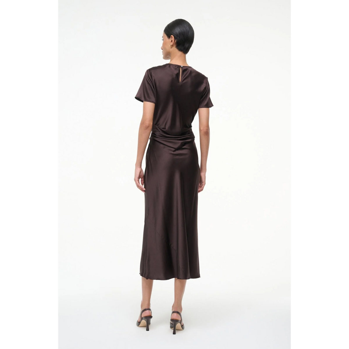 Marcel Silk Dress - Earth