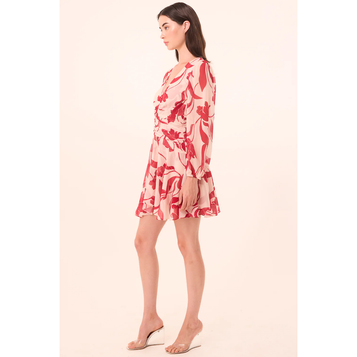 Megan Dress - Cherry Flora
