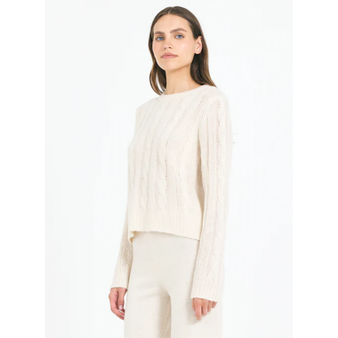 Mel Cashmere Pullover - Cream