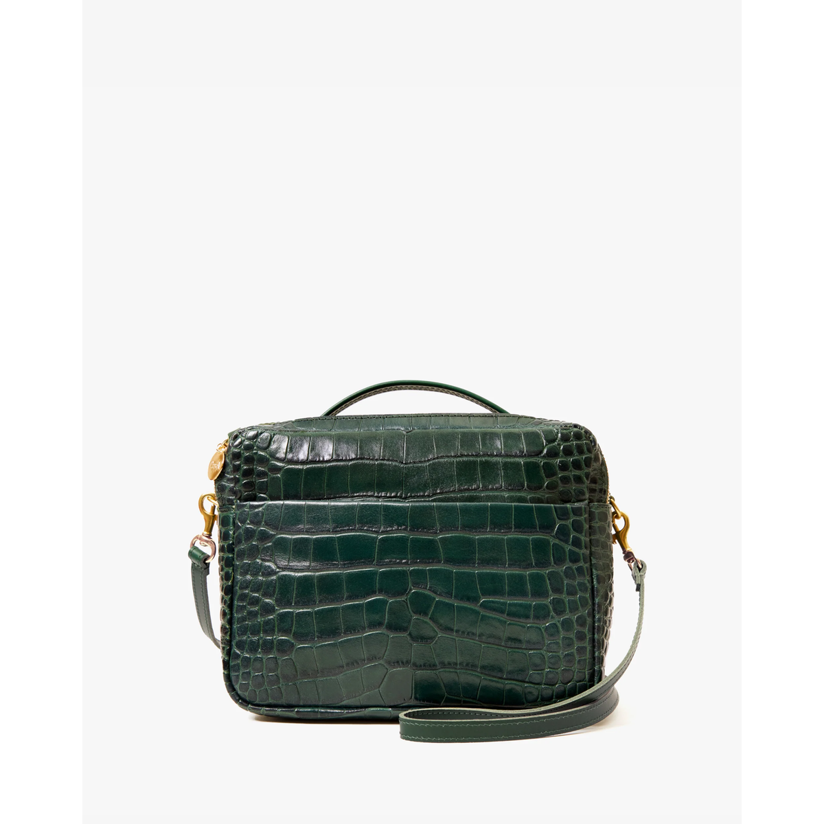 Mirabel Bag - Deep Pine Embossed Croco
