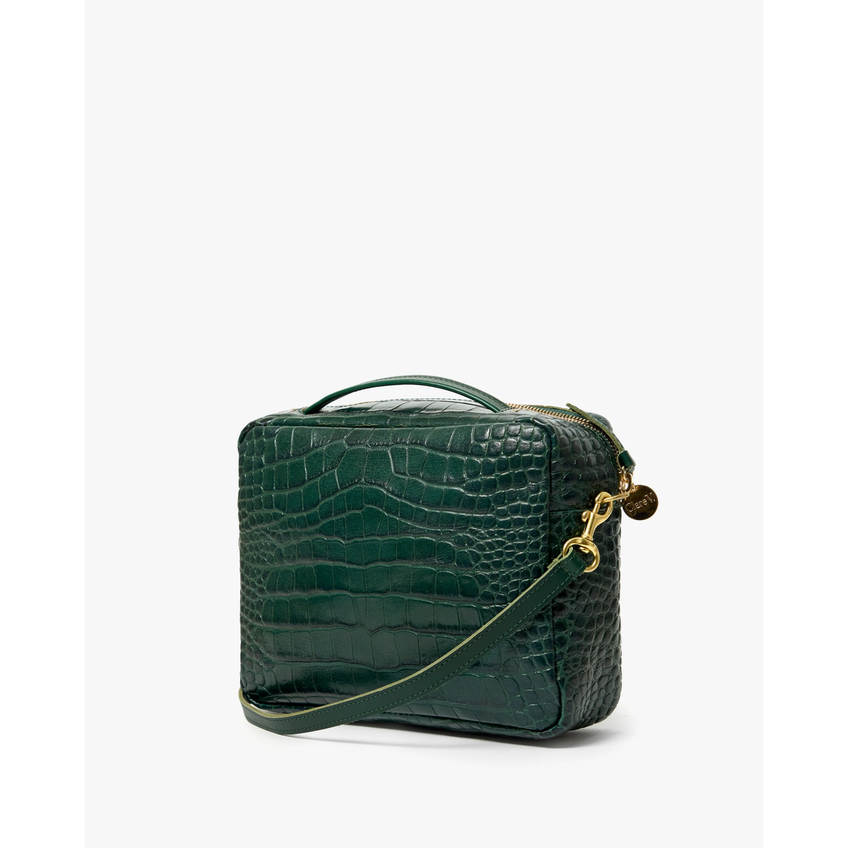 Mirabel Bag - Deep Pine Embossed Croco