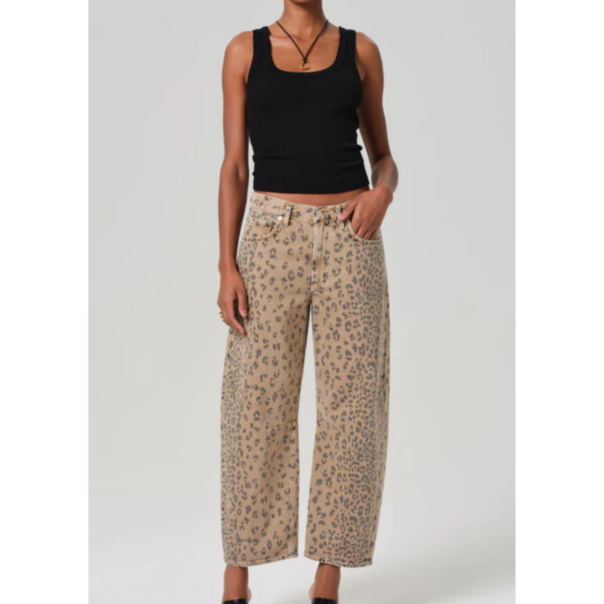 Miro Relaxed Jean - Natural Cheetah