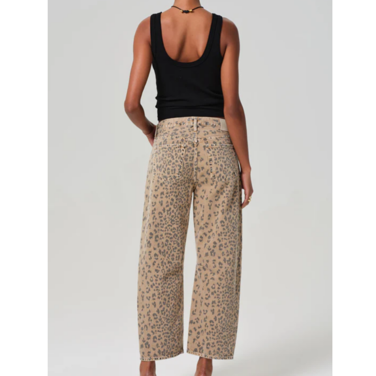 Miro Relaxed Jean - Natural Cheetah