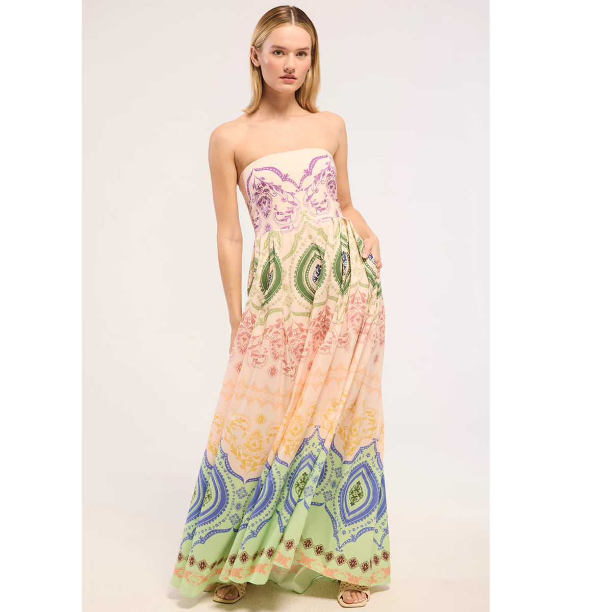 Maddie Dress - Rainbow Ceramic