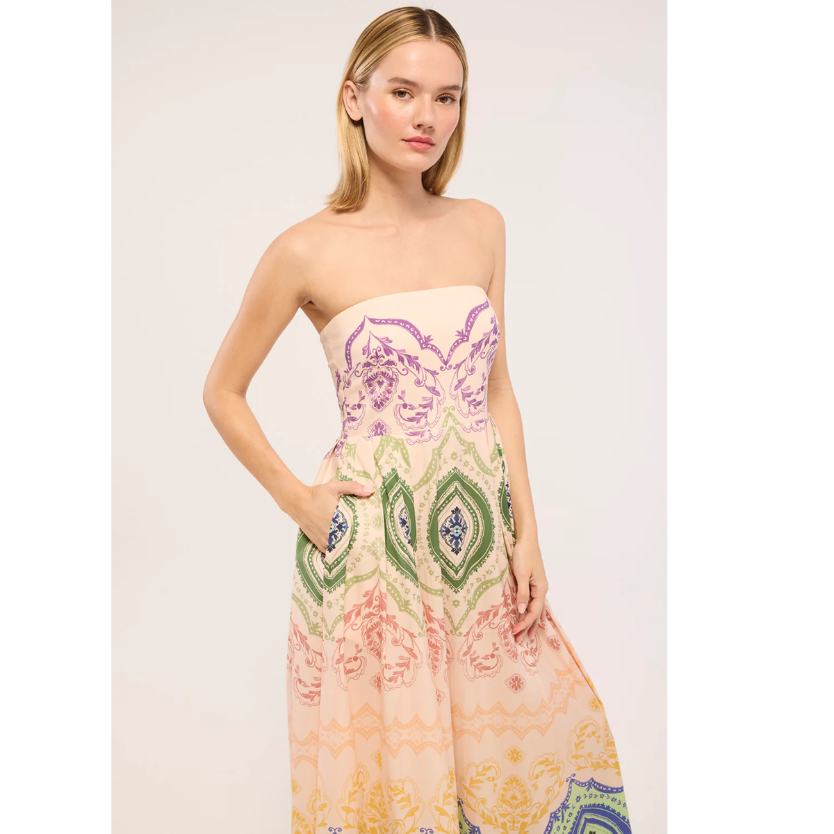 Maddie Dress - Rainbow Ceramic