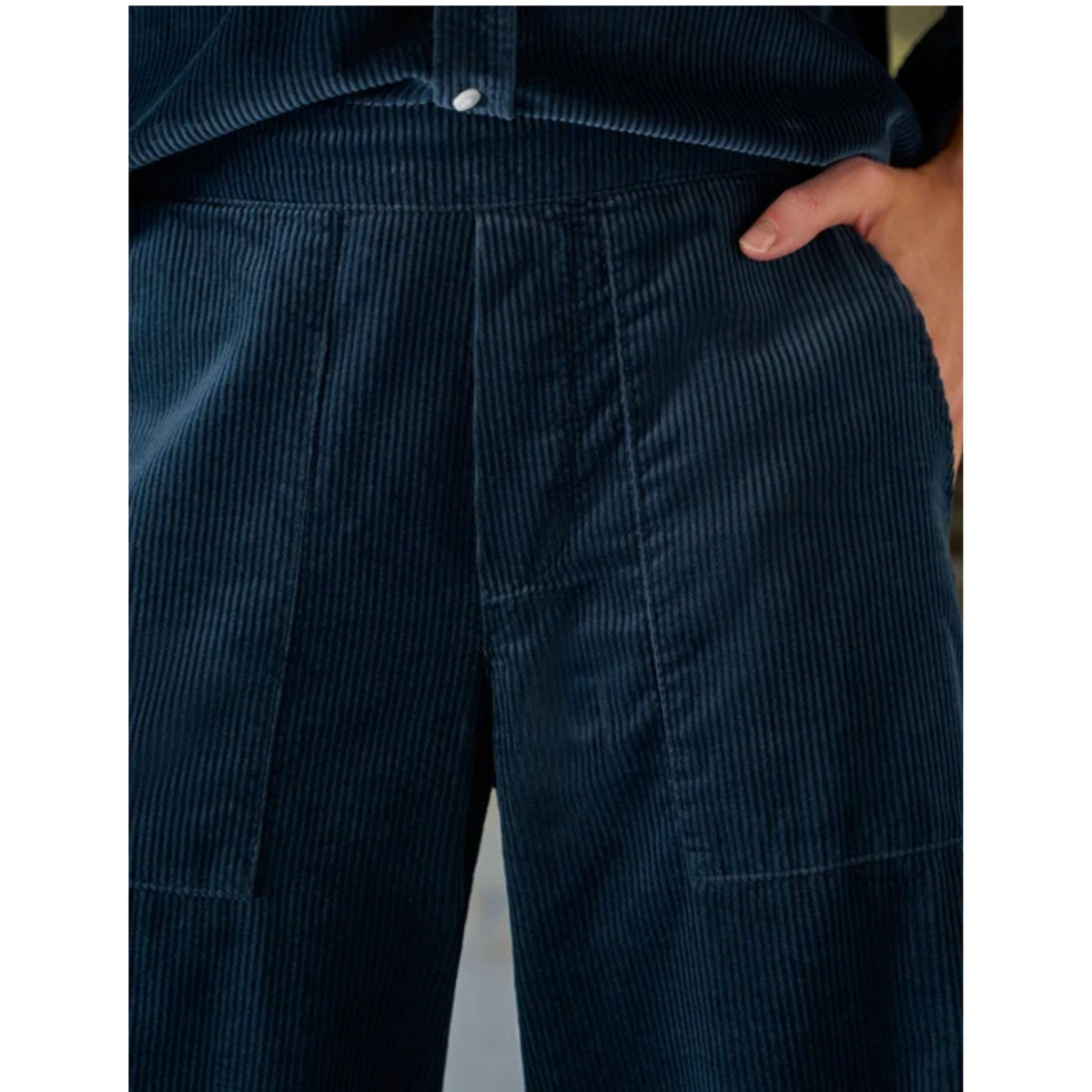 Madeline Patch Pocket Pull-On Pant - Classic Navy