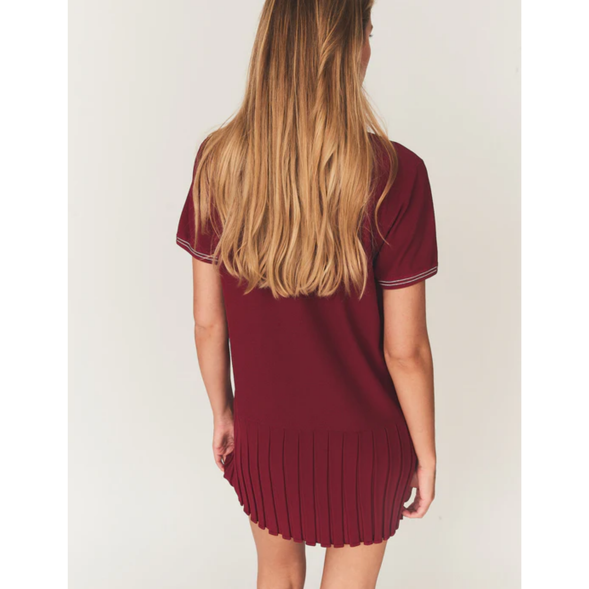 Madison Tennis Dress - Vino