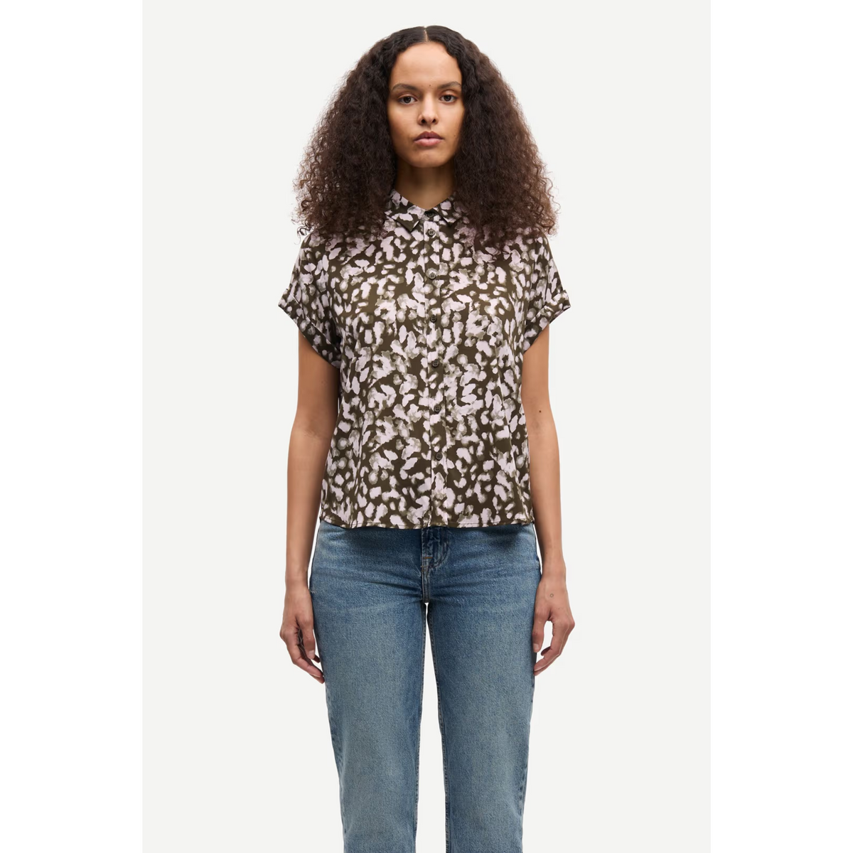 Majan SS Shirt - Stones Green