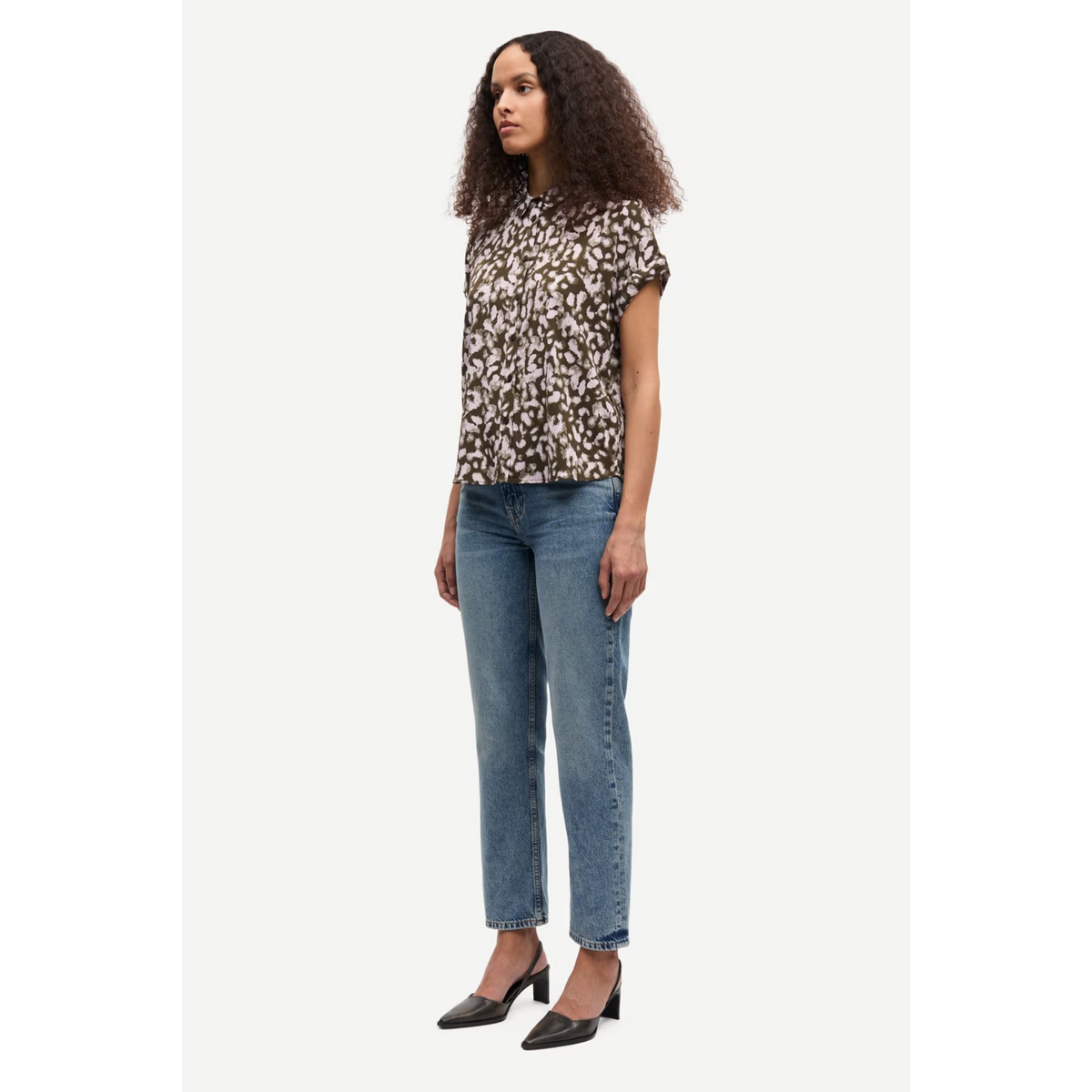 Majan SS Shirt - Stones Green