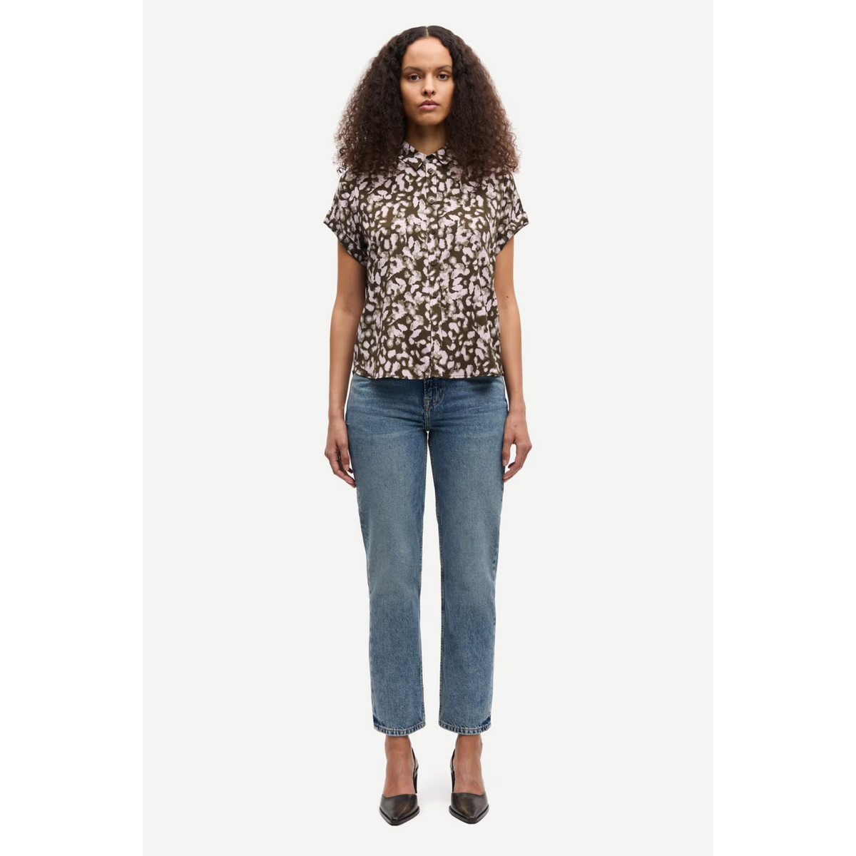 Majan SS Shirt - Stones Green