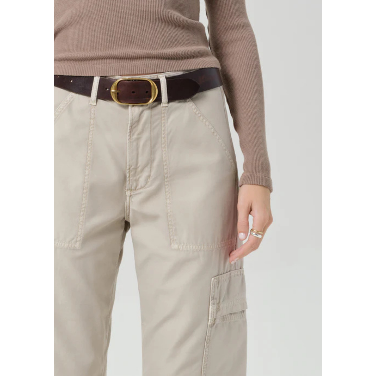 Marcelle Low Slung Cargo - Burnished Quartz