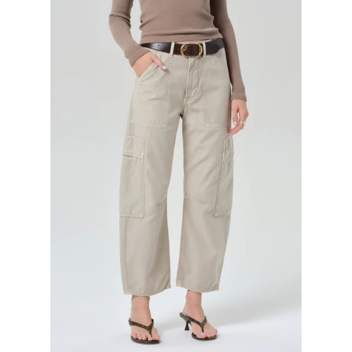 Marcelle Low Slung Cargo - Burnished Quartz