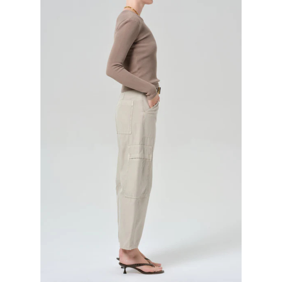 Marcelle Low Slung Cargo - Burnished Quartz