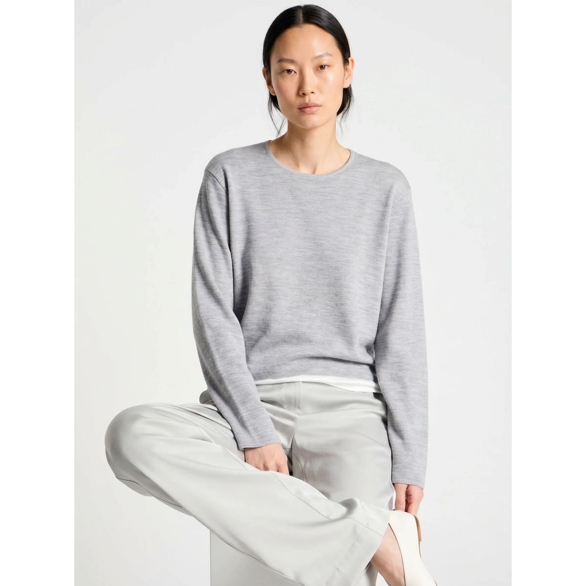 Marley Double Knit Crewneck