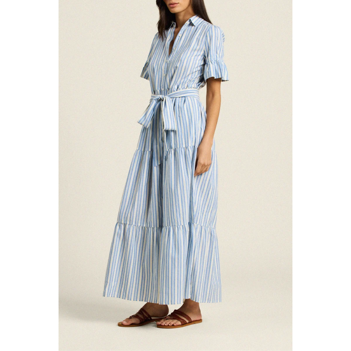 Martine Dress - Bahia Stripe