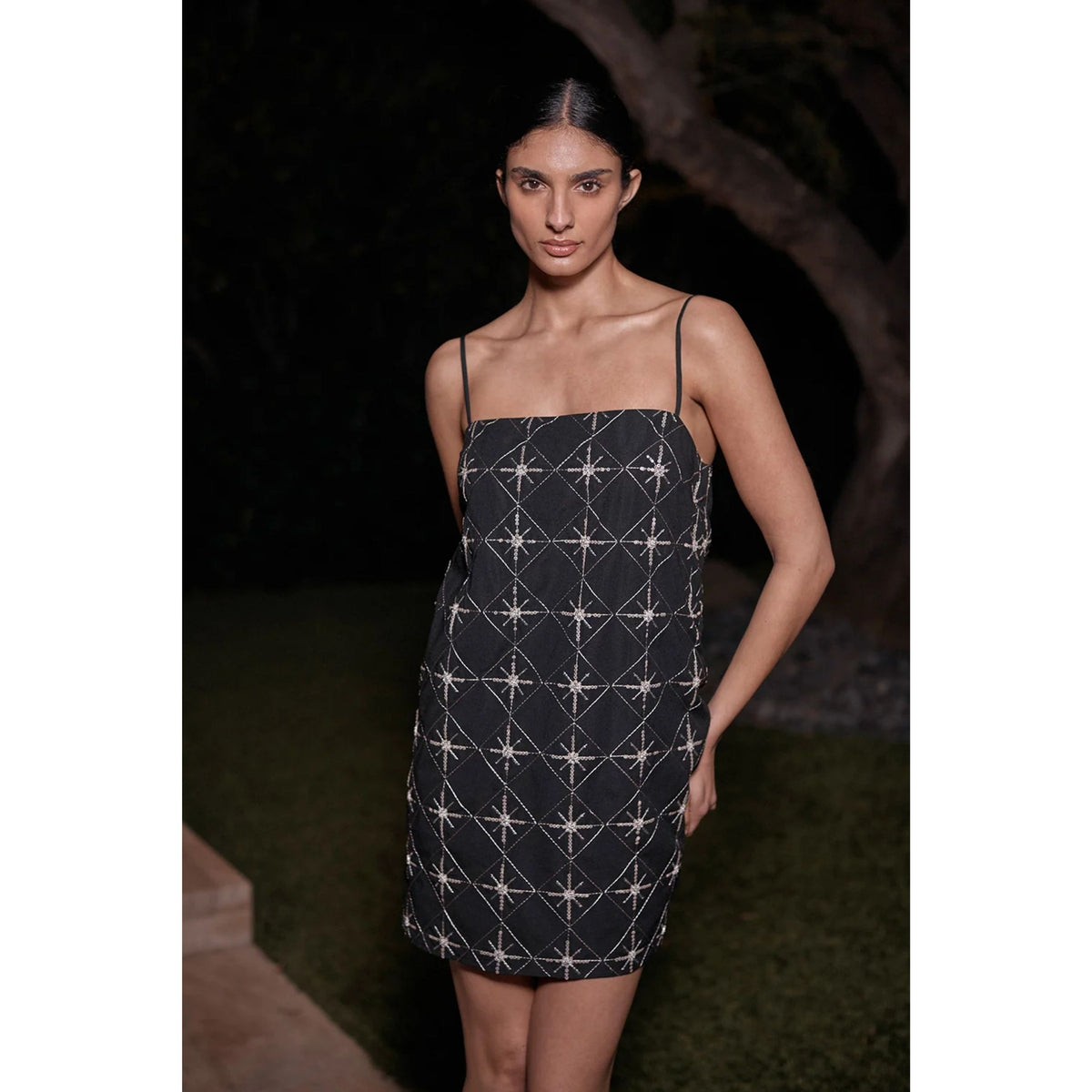 Maxine Dress -  North Star Sequin Embellishment