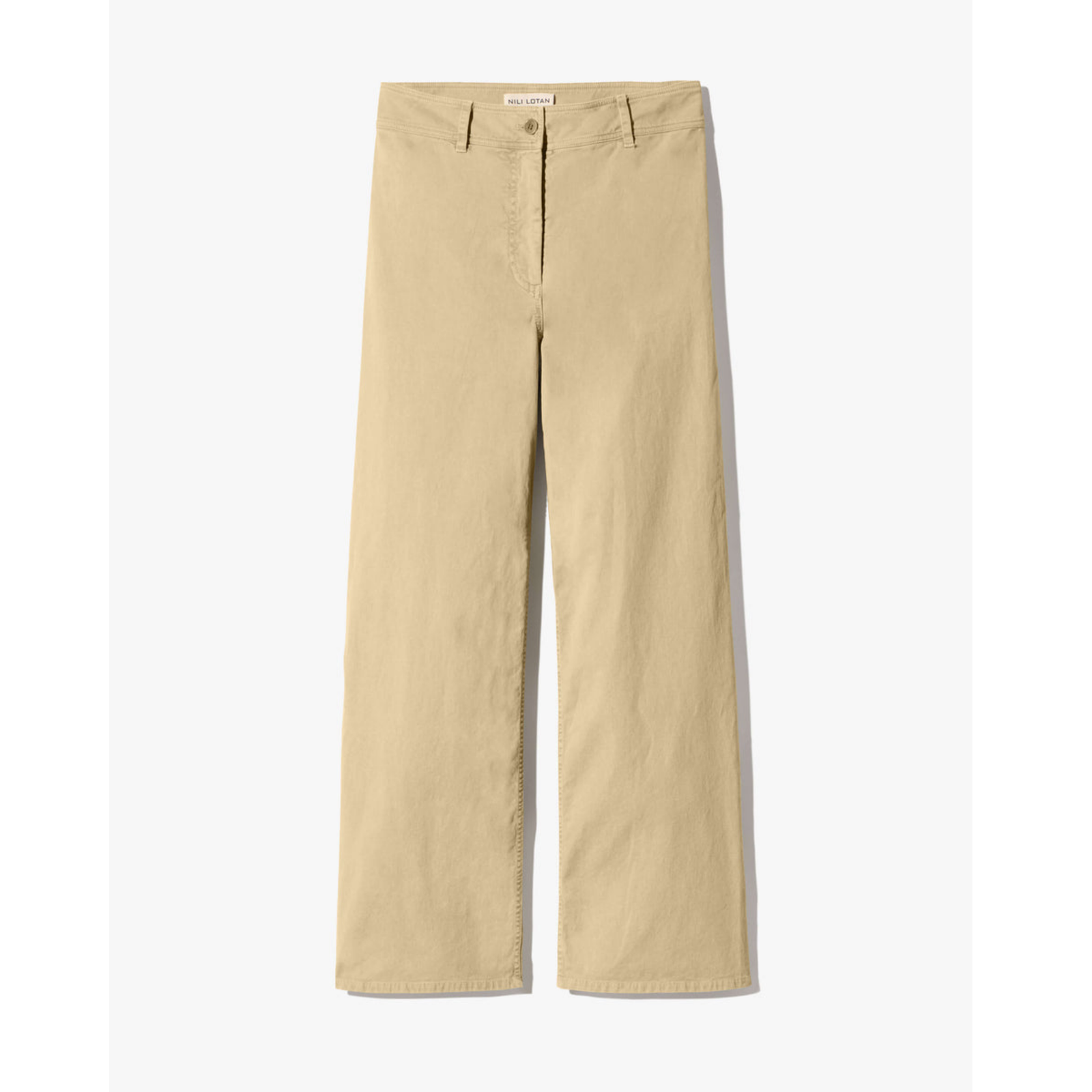 Beige pants on a white background