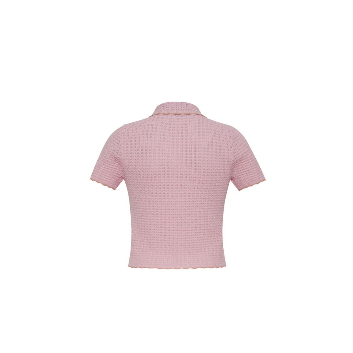 Melody Polo - Light Pink With Taupe Tipping