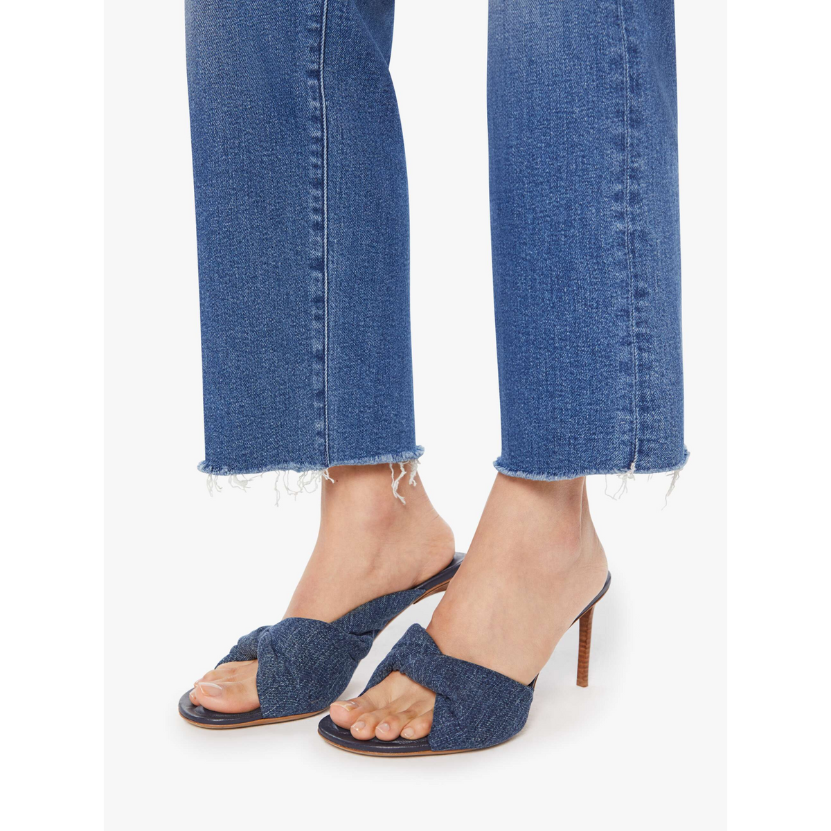 Mid Rise Rambler Zip Ankle Fray - Dugout Doobies