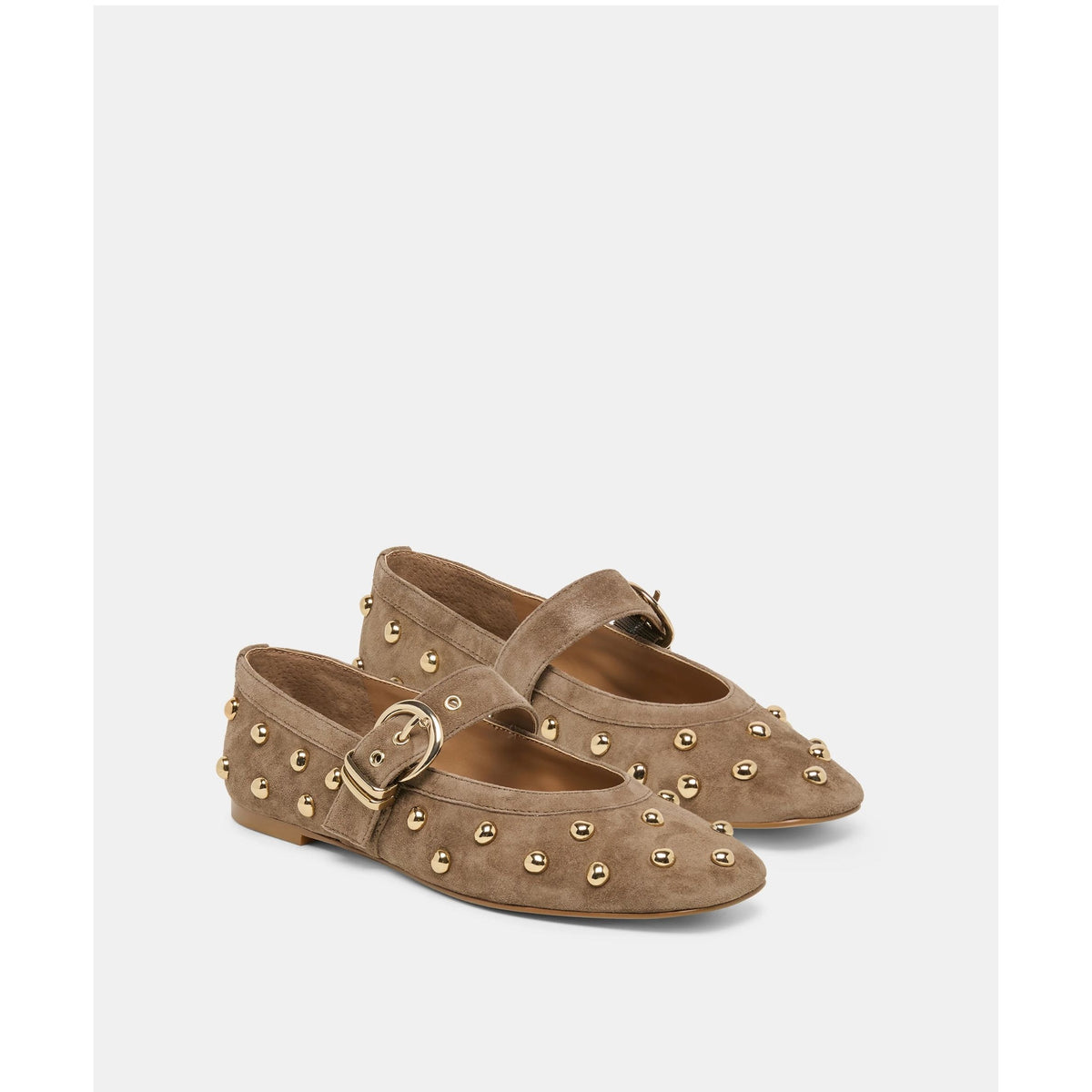 Mikel Stud - Olive Suede