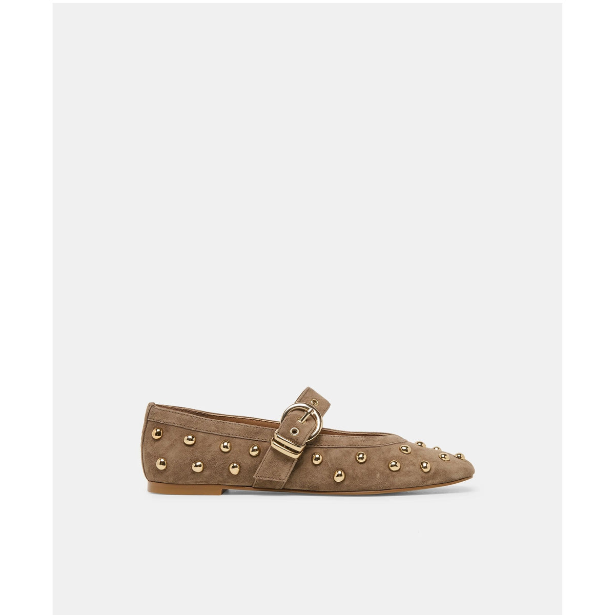 Mikel Stud - Olive Suede