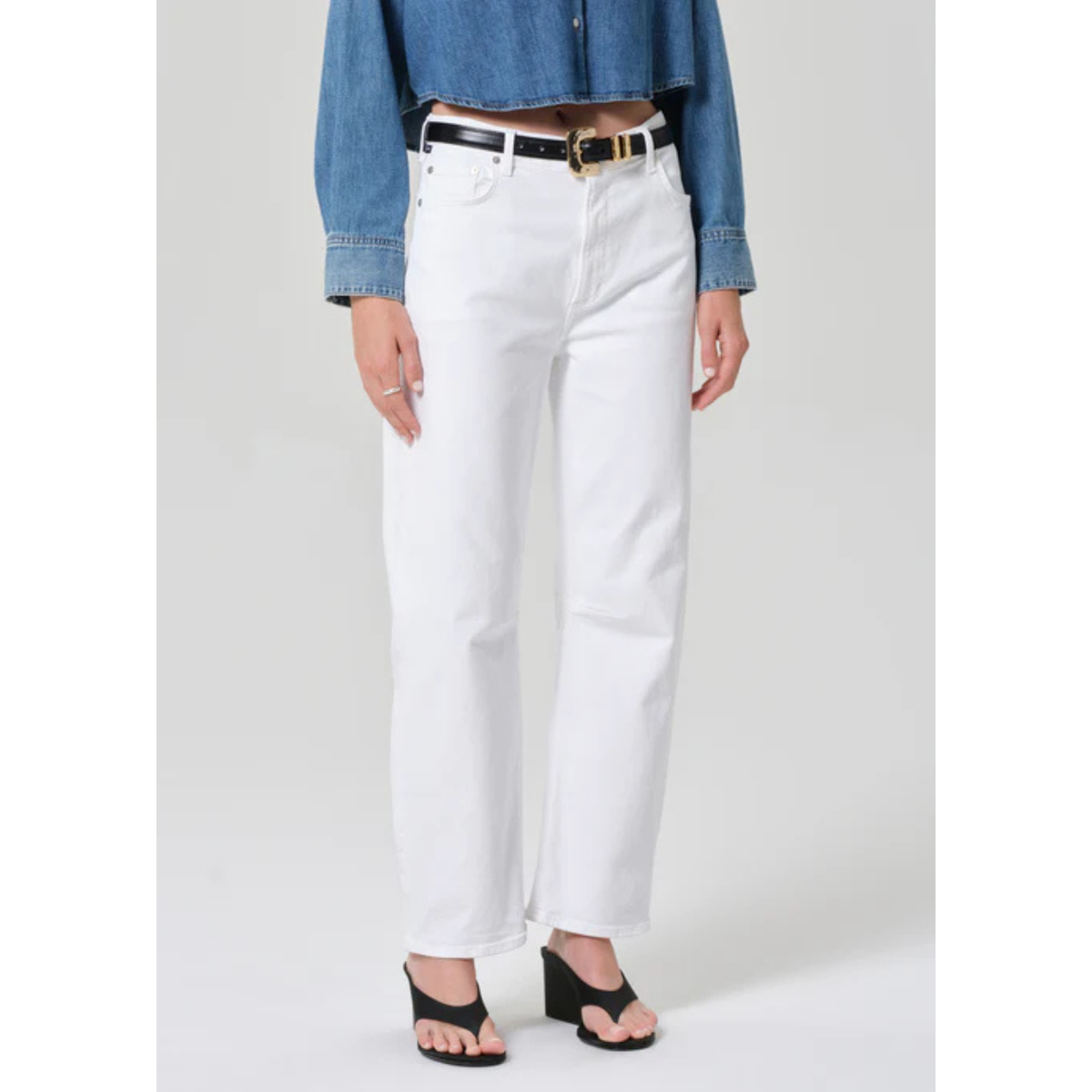 Miro Long Relaxed Jean - Soft White