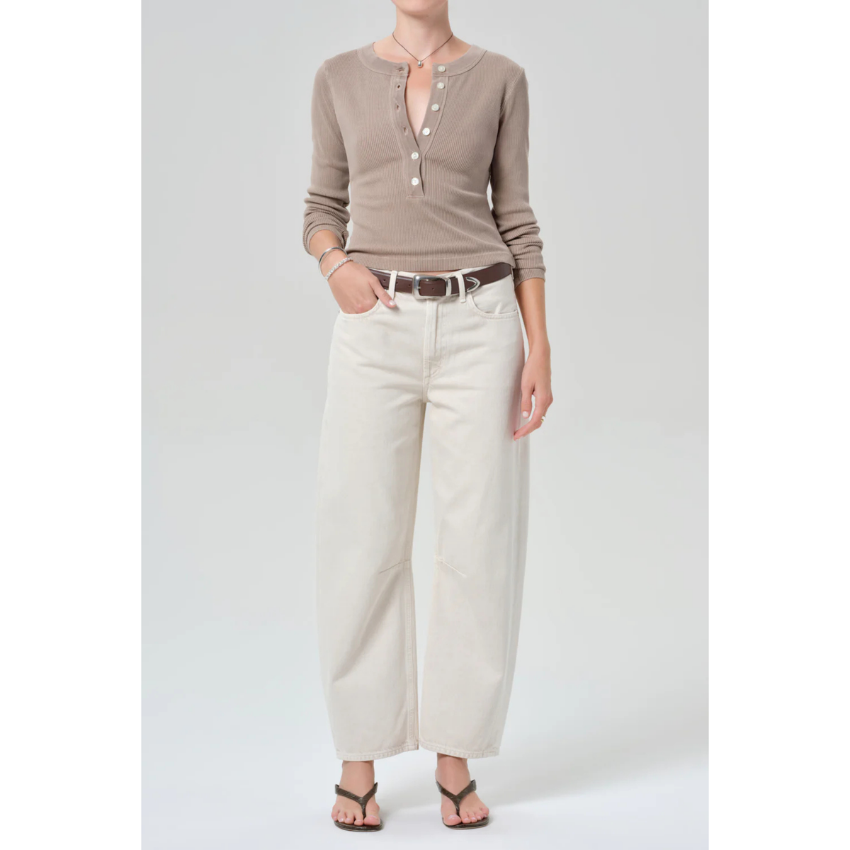 Miro Relaxed Jean - Almondette