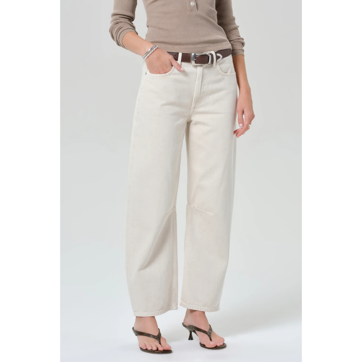 Miro Relaxed Jean - Almondette