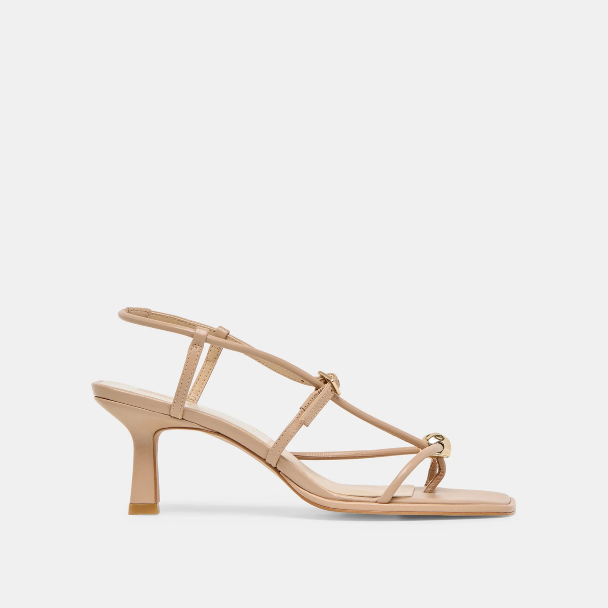 Mylee Heels - Light Tan Leather