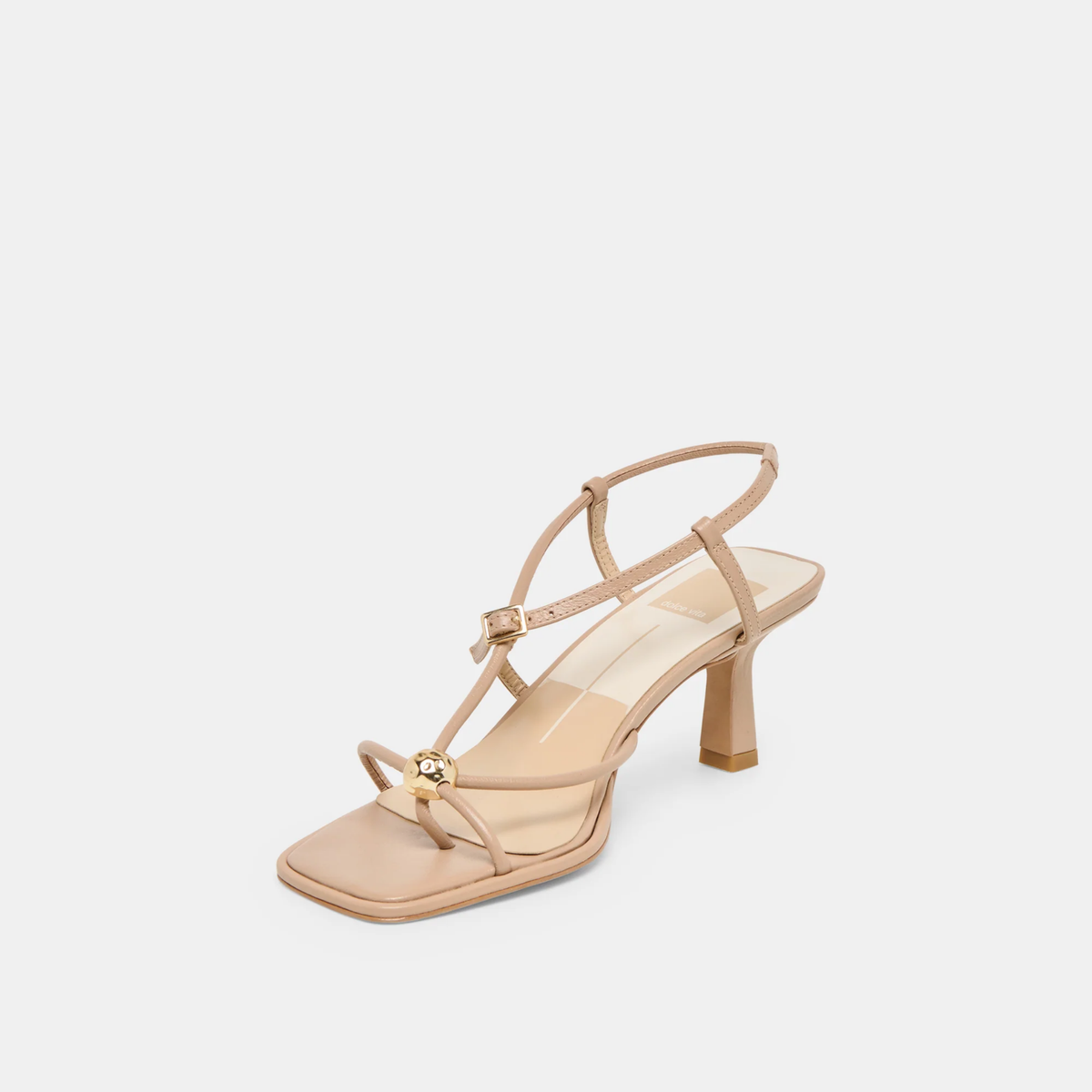 Mylee Heels - Light Tan Leather