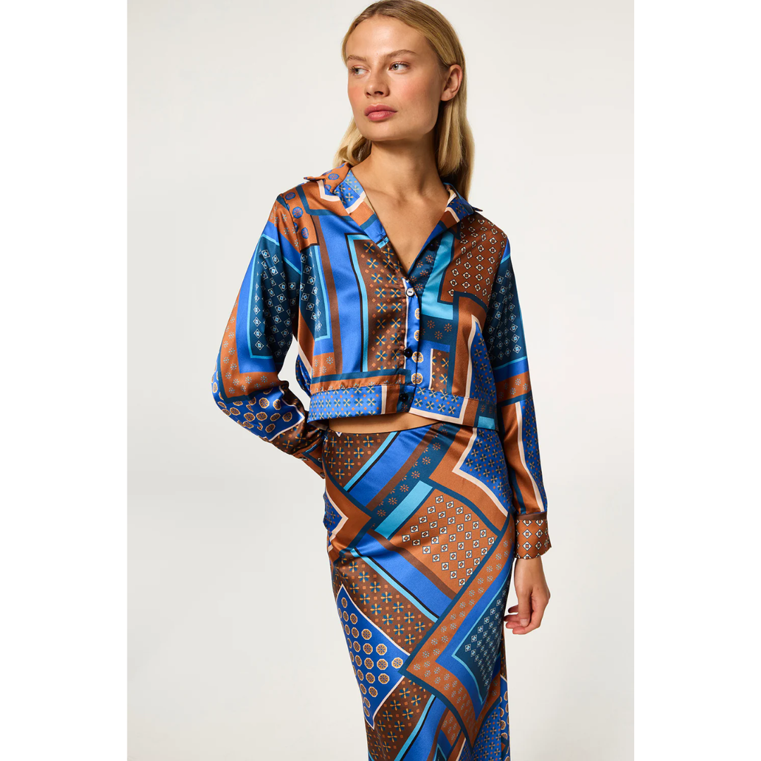 Nadine Jacket - Tile Patchwork